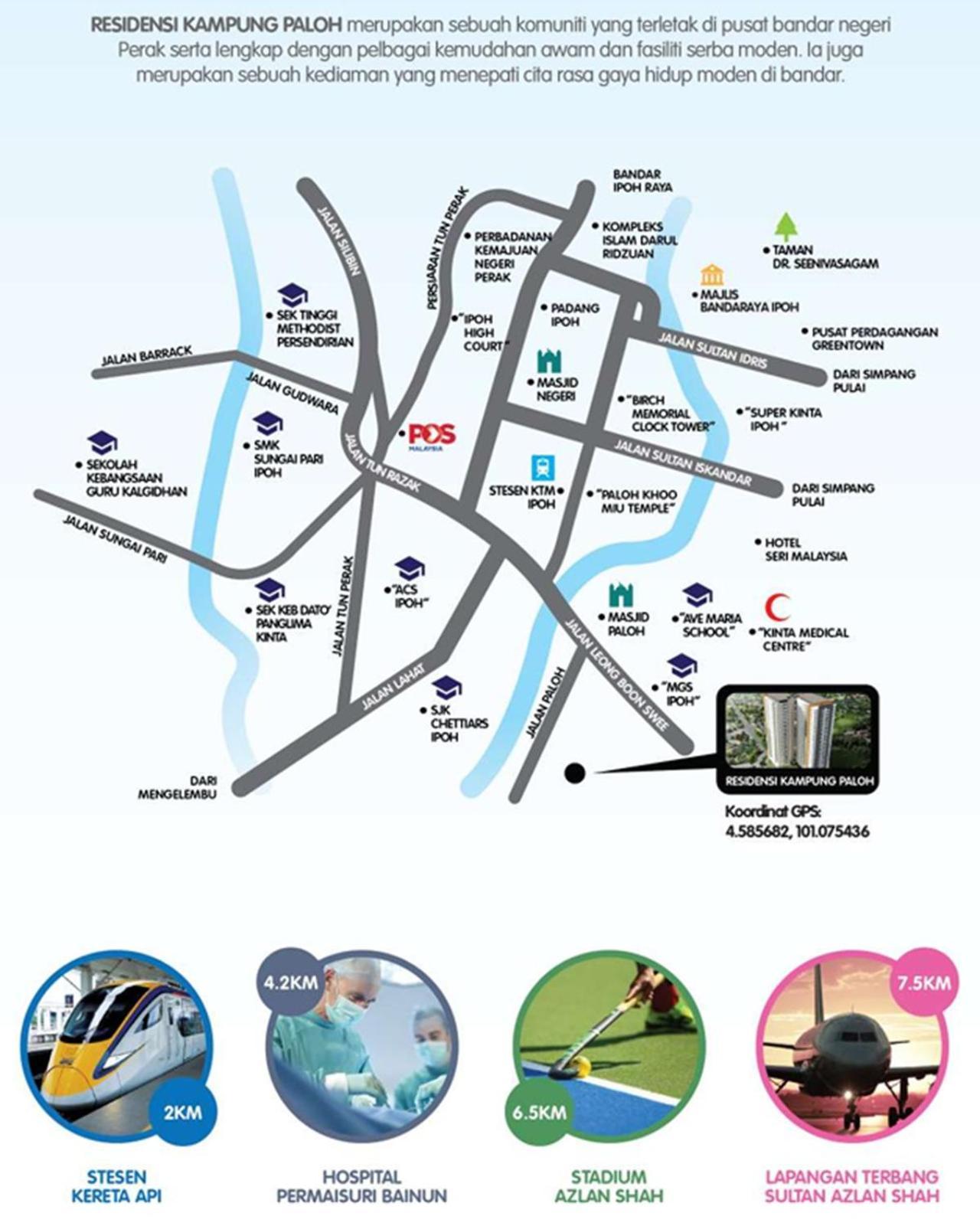 Pangsapuri The Town 4r2b With 2 Carpark By Iwh Ipoh